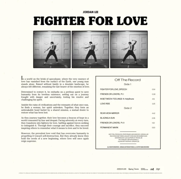 Jordan Lee - Fighter For Love (LP) - Image 4