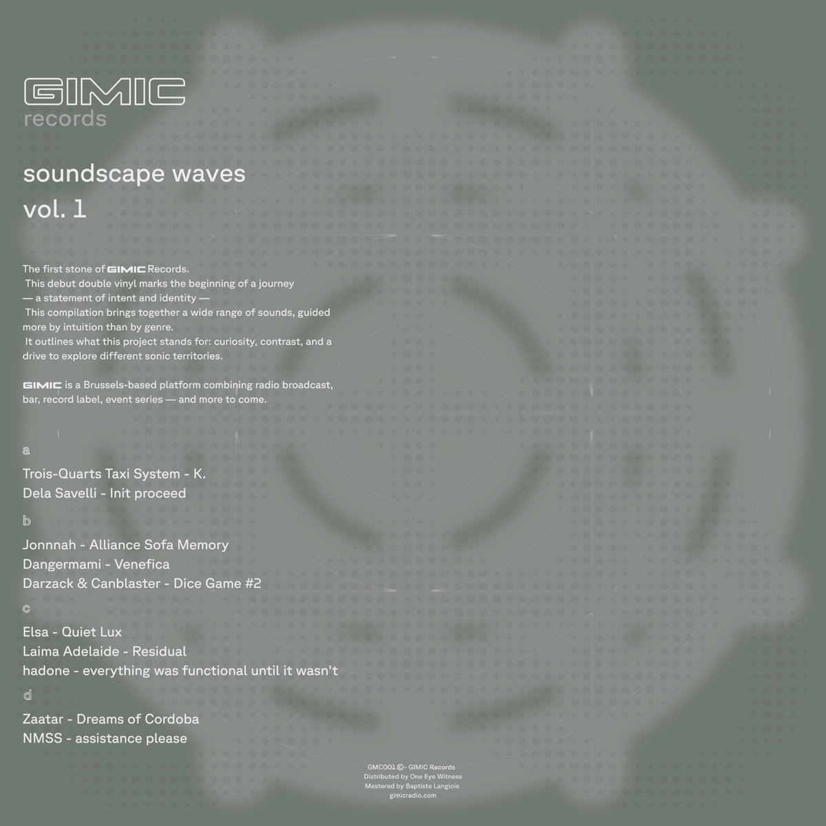 Gimic Records - Soundscape waves Vol.1 V/A (2xLP) - Image 4